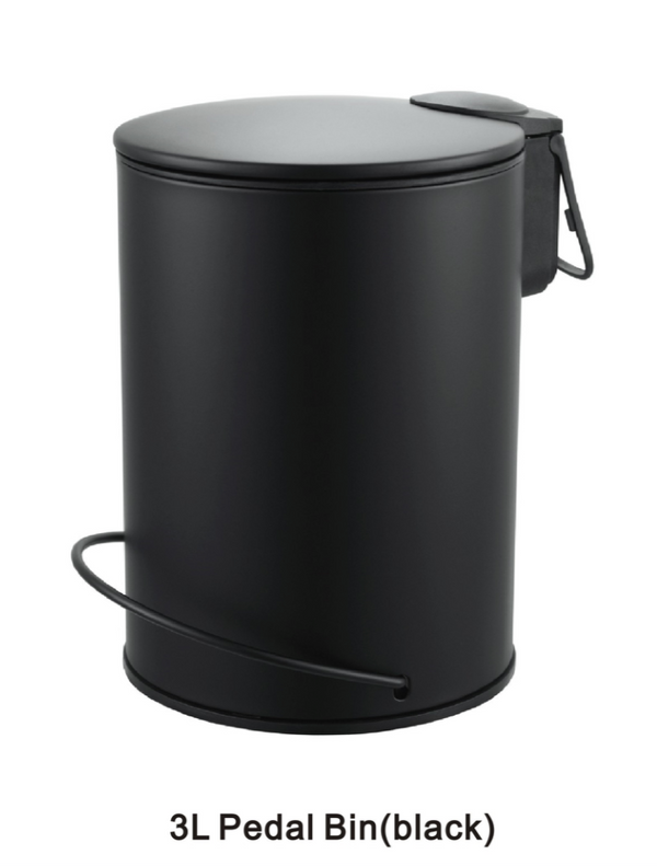 3L Soft Close Pedal Bin Black Does not apply