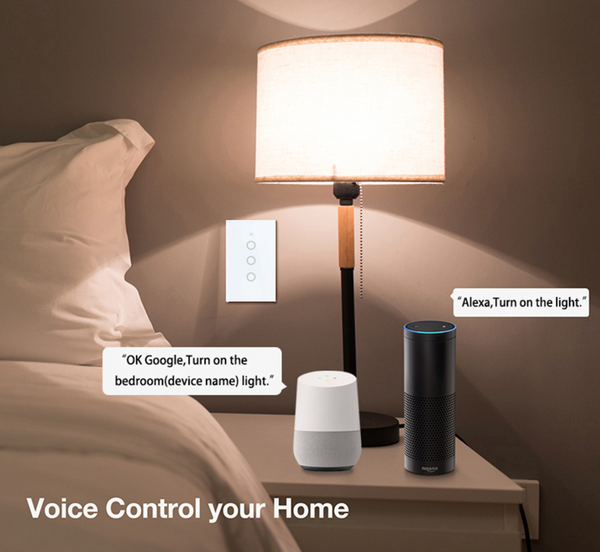 Smart WIFI Switch for Lights LED Touch Panel 3 Gang Does not apply