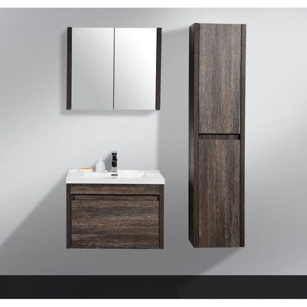 Alexandra wall hung bathroom vanity in Silver Oak Does not apply