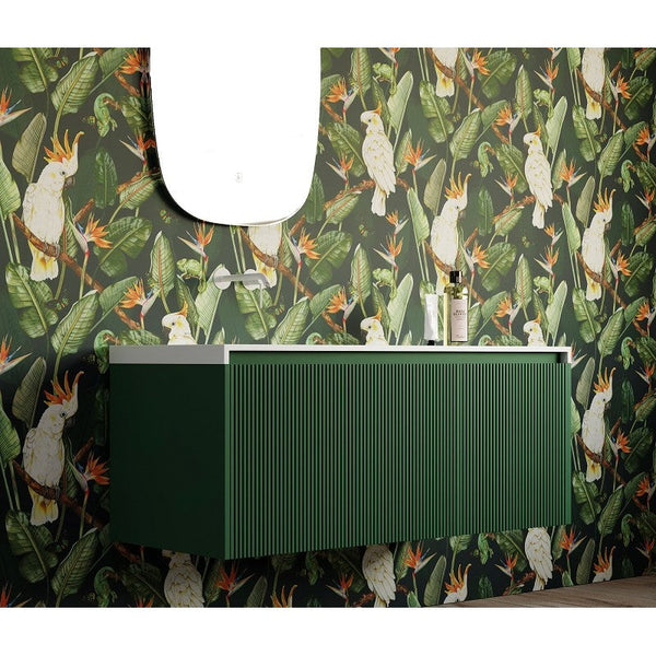 Rimini wall hung bathroom vanity 1200mm Rain Forest Does not apply
