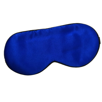 100 silk sleep eye mask for women men royal blue Does not apply