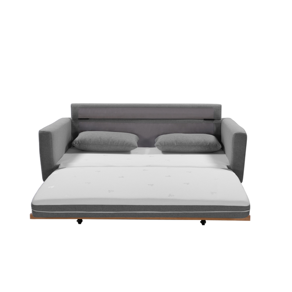 SHASA 2 Seater Pull-out Sofa bed Grey celadon Does not apply