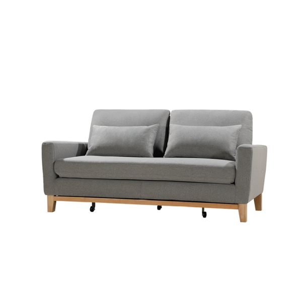 SHASA 2 Seater Pull-out Sofa bed Grey celadon Does not apply