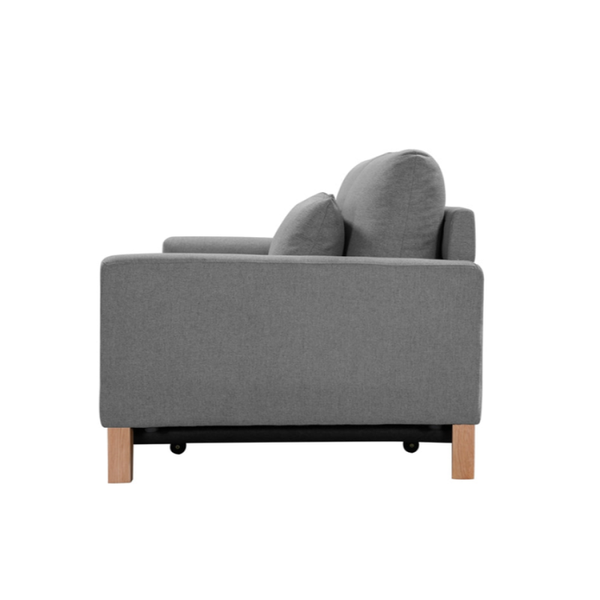 SHASA 2 Seater Pull-out Sofa bed Grey celadon Does not apply