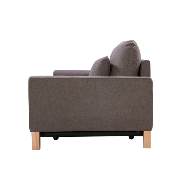 SHASA 2 Seater Pull-out Sofa bed Grey taupe Does not apply