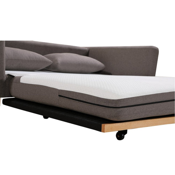 SHASA 2 Seater Pull-out Sofa bed Grey taupe Does not apply