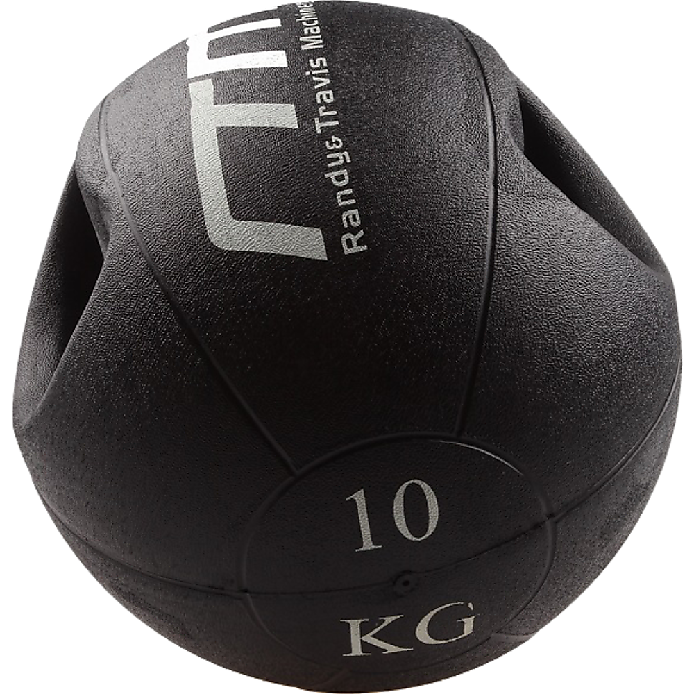 10kg Double-Handled Rubber Medicine Core Ball Does not apply