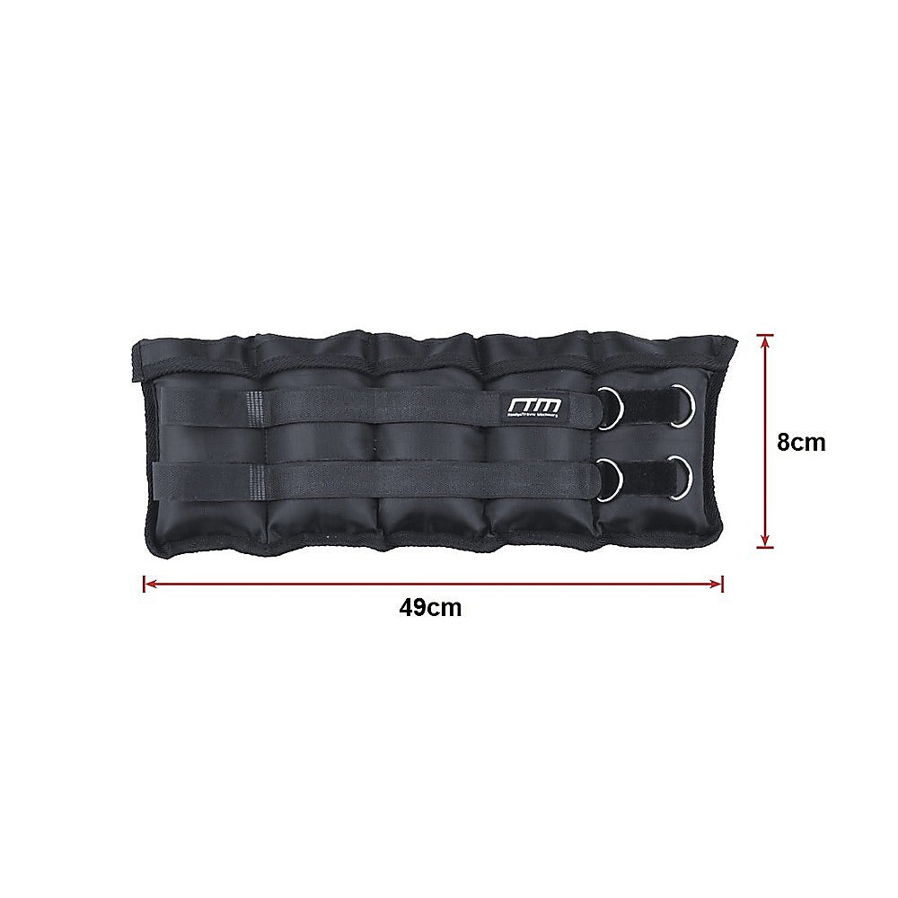 10kg Adjustable Ankle/Wrist Weight Straps Does not apply