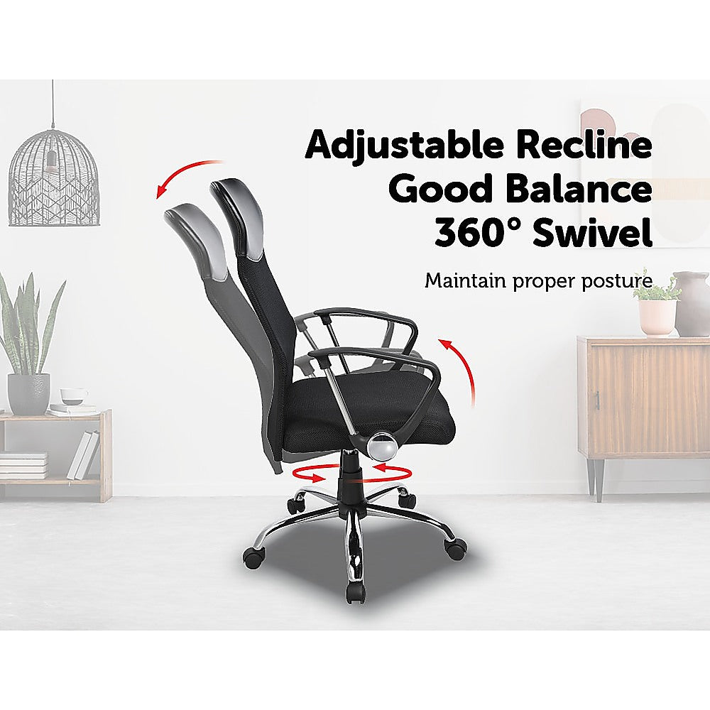 Ergonomic Mesh PU Leather Office Chair Salvatore Angelotti