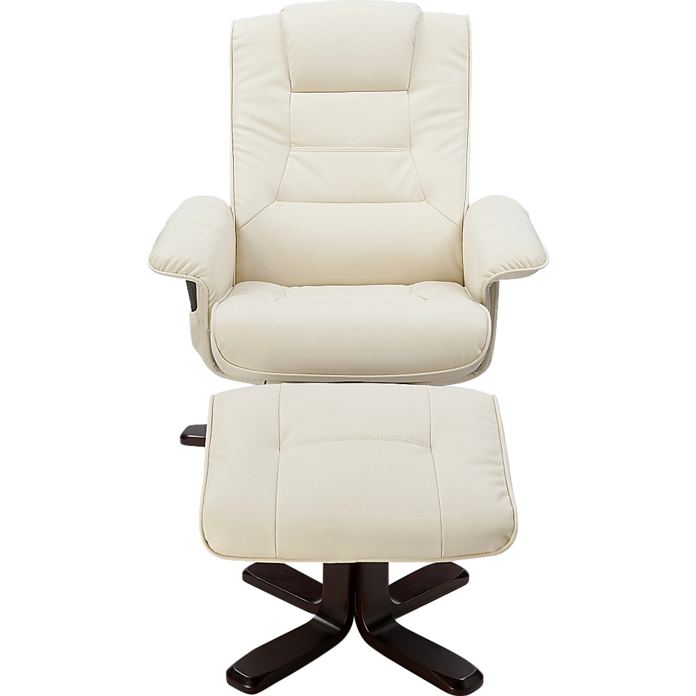 PU Leather Massage Chair Recliner Ottoman Lounge Remote Does not apply