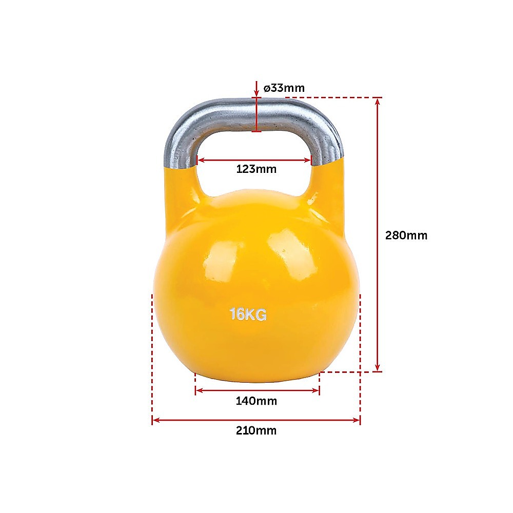 16KG Pro-Grade Steel KettleBell Does not apply