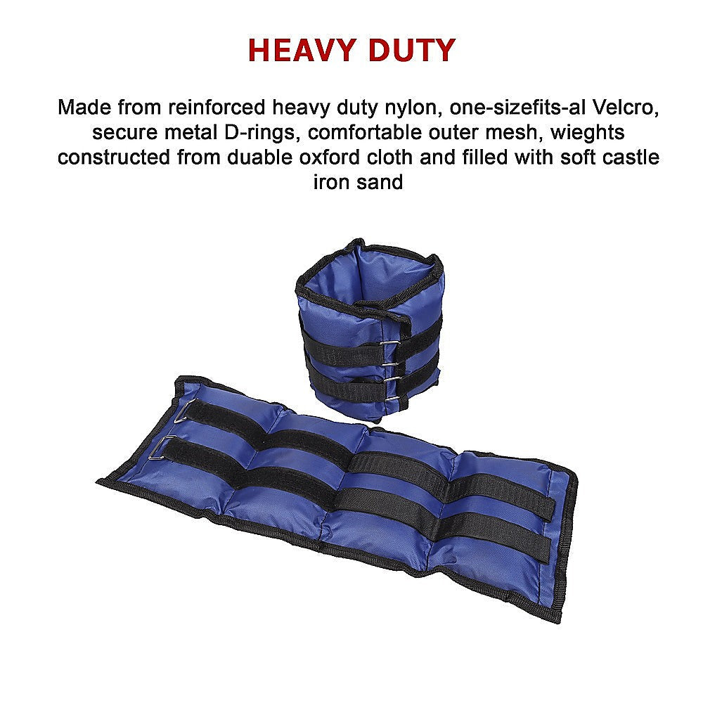 5kg Adjustable Ankle/Wrist Weight Straps Does not apply
