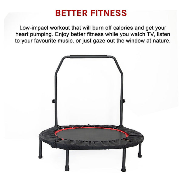 Mini Rebounder Trampoline With Handle Rail Does not apply