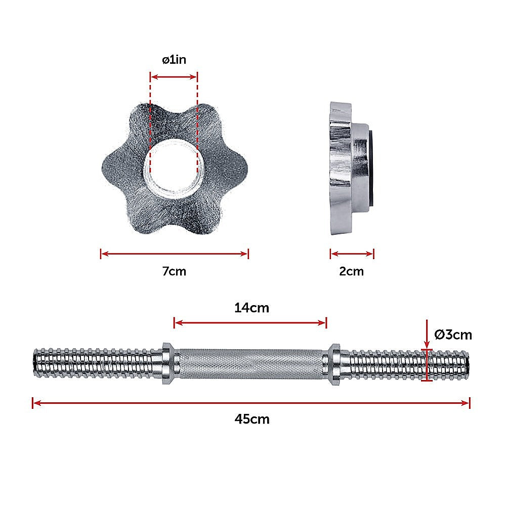 30KG Dumbbell Adjustable Weight Set Does not apply