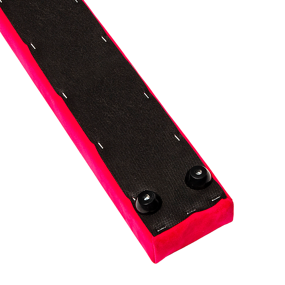 2.4m (8FT) Gymnastics Folding Balance Beam Pink Synthetic Suede Does not apply