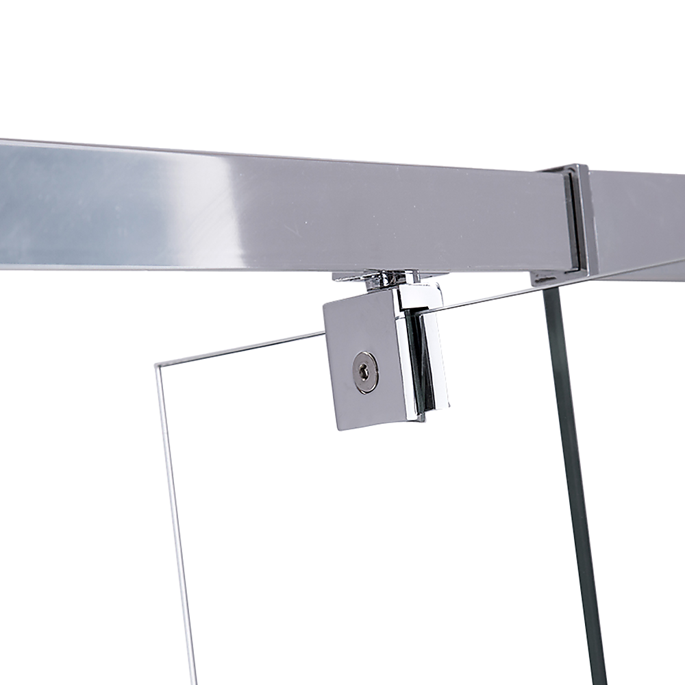 Adjustable Semi Frameless Shower Screen (74~82) x 195cm Australian Safety Glass Della Francesca