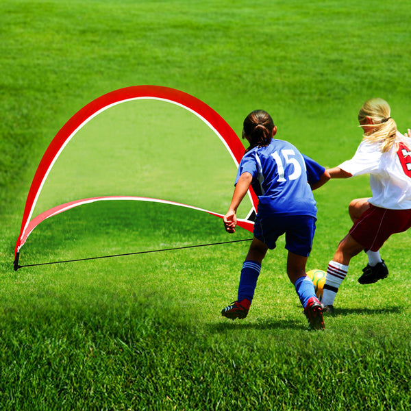 Portable Kids Soccer Goals Set – 2 Pop Up Soccer Goals, Cones, Goal Carry Bag Does not apply