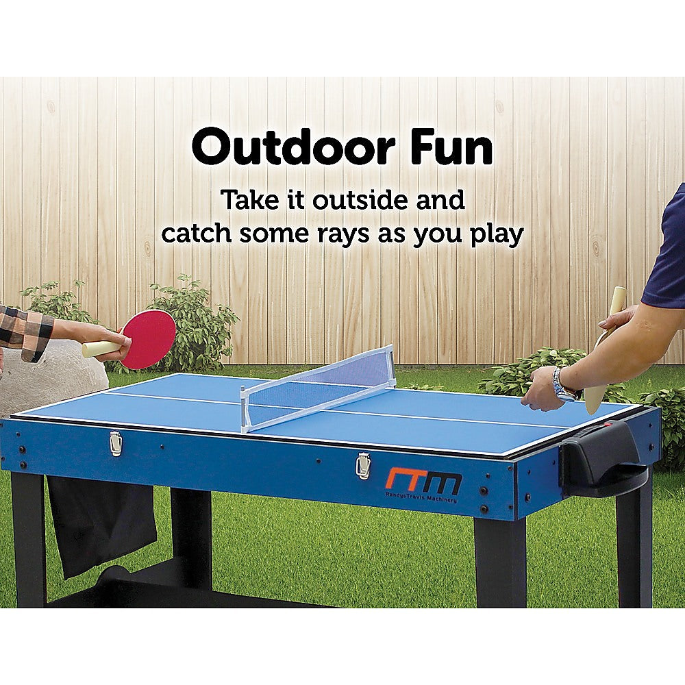 4FT 12-in-1 Combo Games Tables Foosball Soccer Basketball Hockey Pool Table Tennis Does not apply