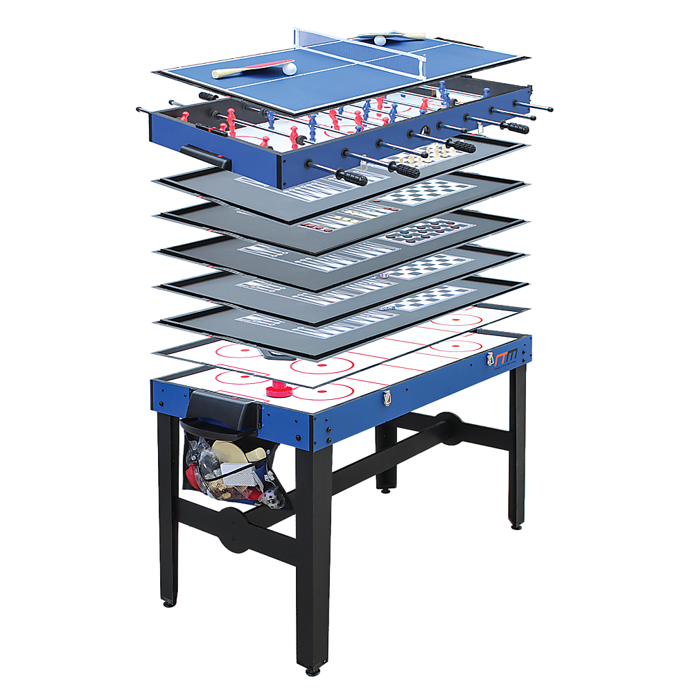 4FT 12-in-1 Combo Games Tables Foosball Soccer Basketball Hockey Pool Table Tennis Does not apply