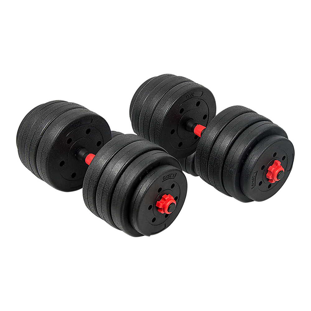 40kg Adjustable Rubber Dumbbell Set Barbell Home GYM Exercise Weights Does not apply