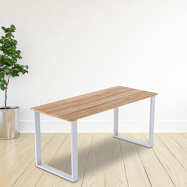 Square-Shaped Table Bench Desk Legs Retro Industrial Design Fully Welded - White Della Francesca