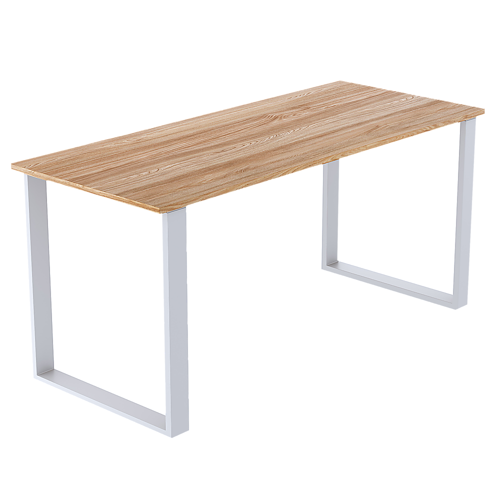 Square-Shaped Table Bench Desk Legs Retro Industrial Design Fully Welded - White Della Francesca