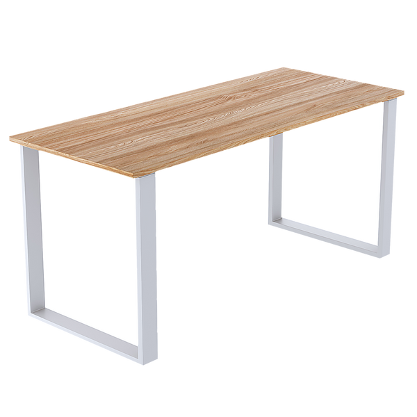 Square-Shaped Table Bench Desk Legs Retro Industrial Design Fully Welded - White Della Francesca