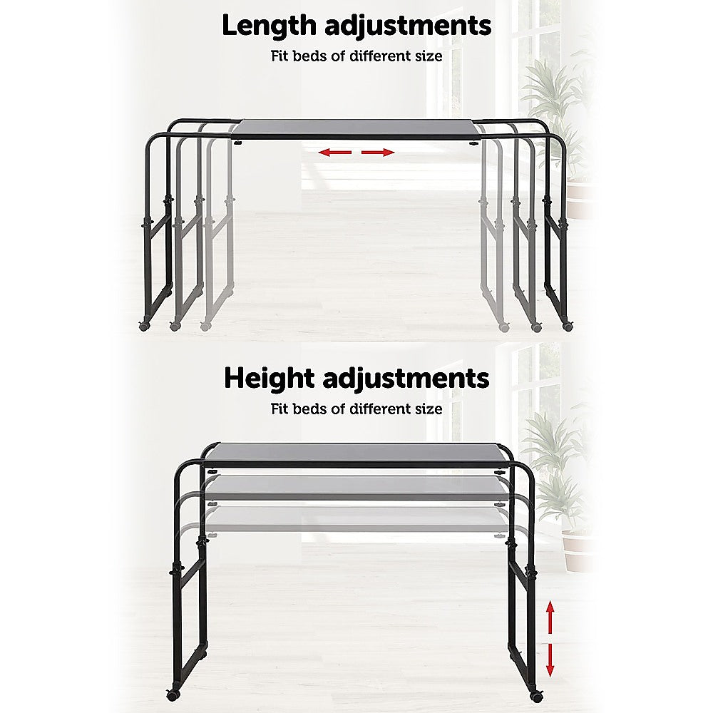 Overbed Table Work Laptop Desk with Wheels Does not apply