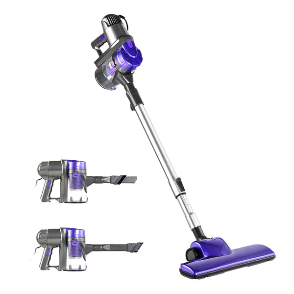 Devanti Corded Handheld Bagless Vacuum Cleaner - Purple and Silver freeshipping - Awezingly