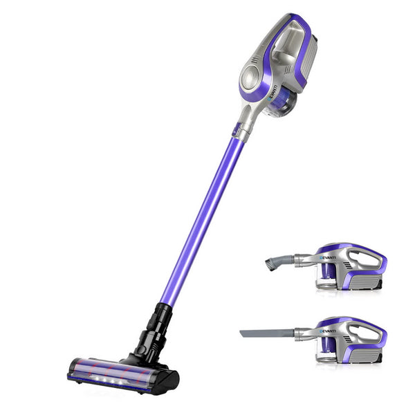 Devanti Cordless 150W Handstick Vacuum Cleaner - Purple and Grey freeshipping - Awezingly