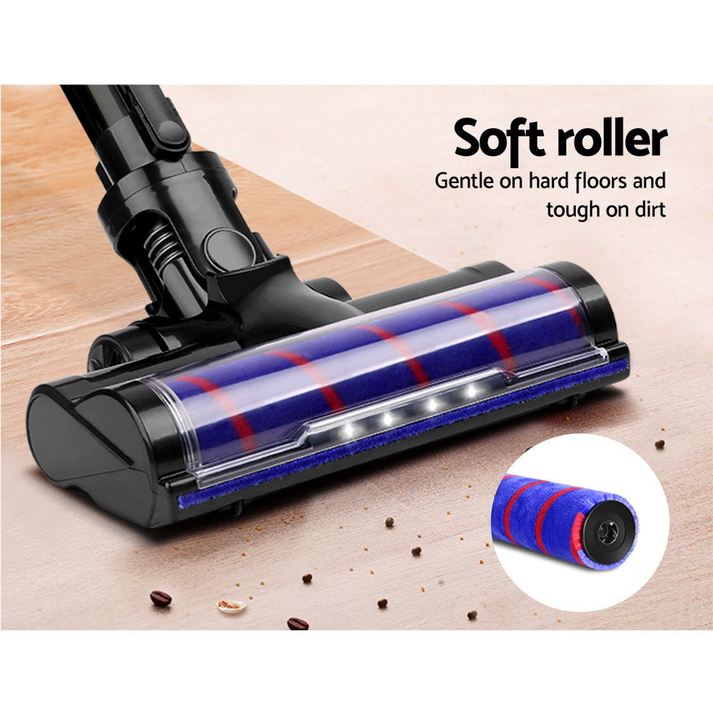 Devanti Cordless 150W Handstick Vacuum Cleaner - Purple and Grey freeshipping - Awezingly