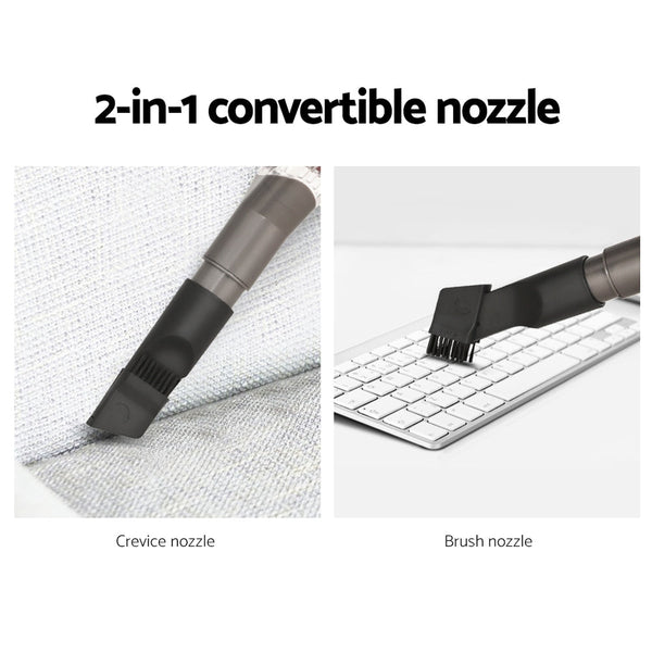 Devanti Handheld Vacuum Cleaner Bagless Corded 500W Purple Devanti