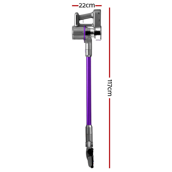 Devanti Handheld Vacuum Cleaner Cordless Bagless Stick Handstick Car Vac 2-Speed Devanti