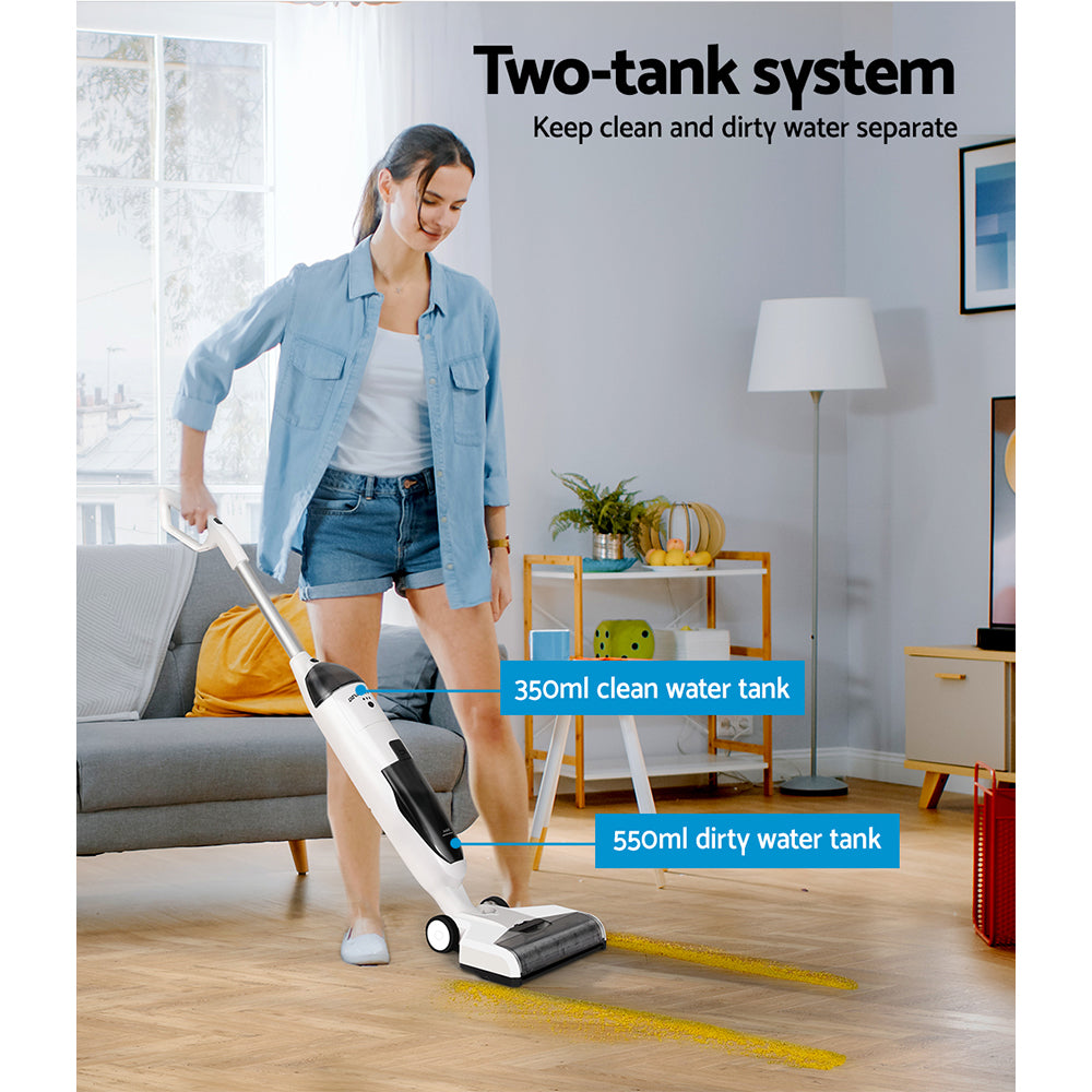 Devanti Handheld Wet Dry Vacuum Cleaner Mop Brushless Vacuums HEPA Filter 250W Devanti