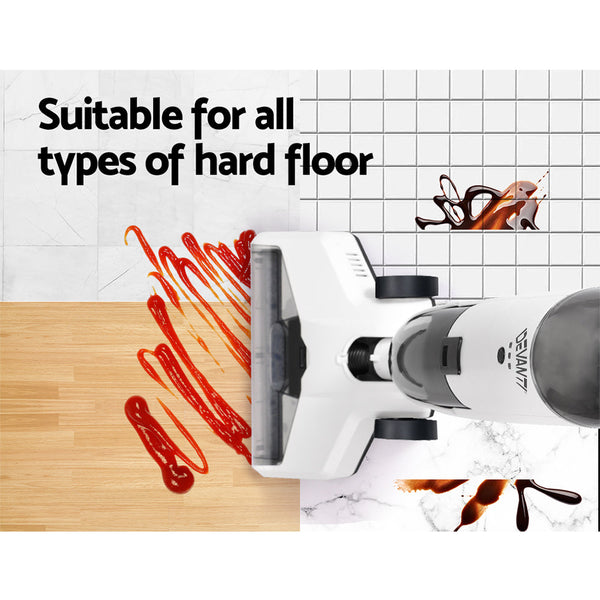 Devanti Handheld Wet Dry Vacuum Cleaner Mop Brushless Vacuums HEPA Filter 250W Devanti