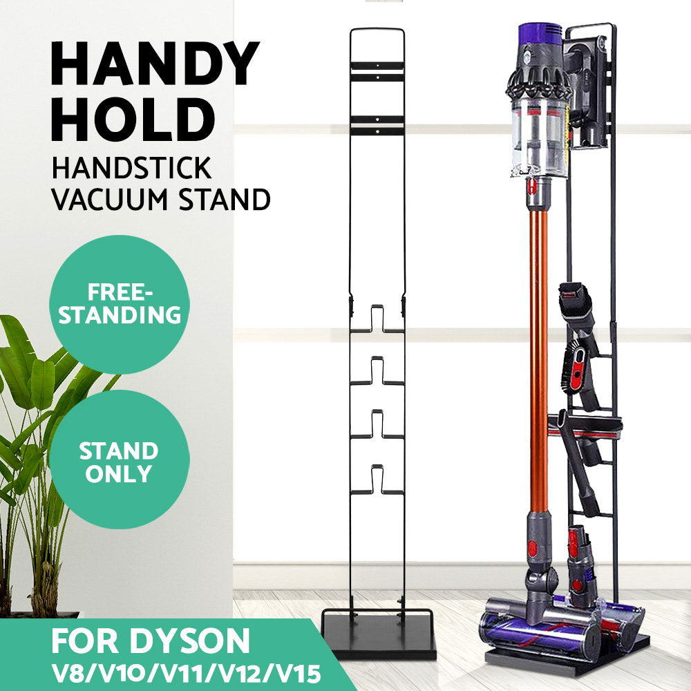 Artiss Freestanding Vacuum Stand Rack For Dyson Handheld Cleaner V6 V7 V8 V10 V11 Black Artiss
