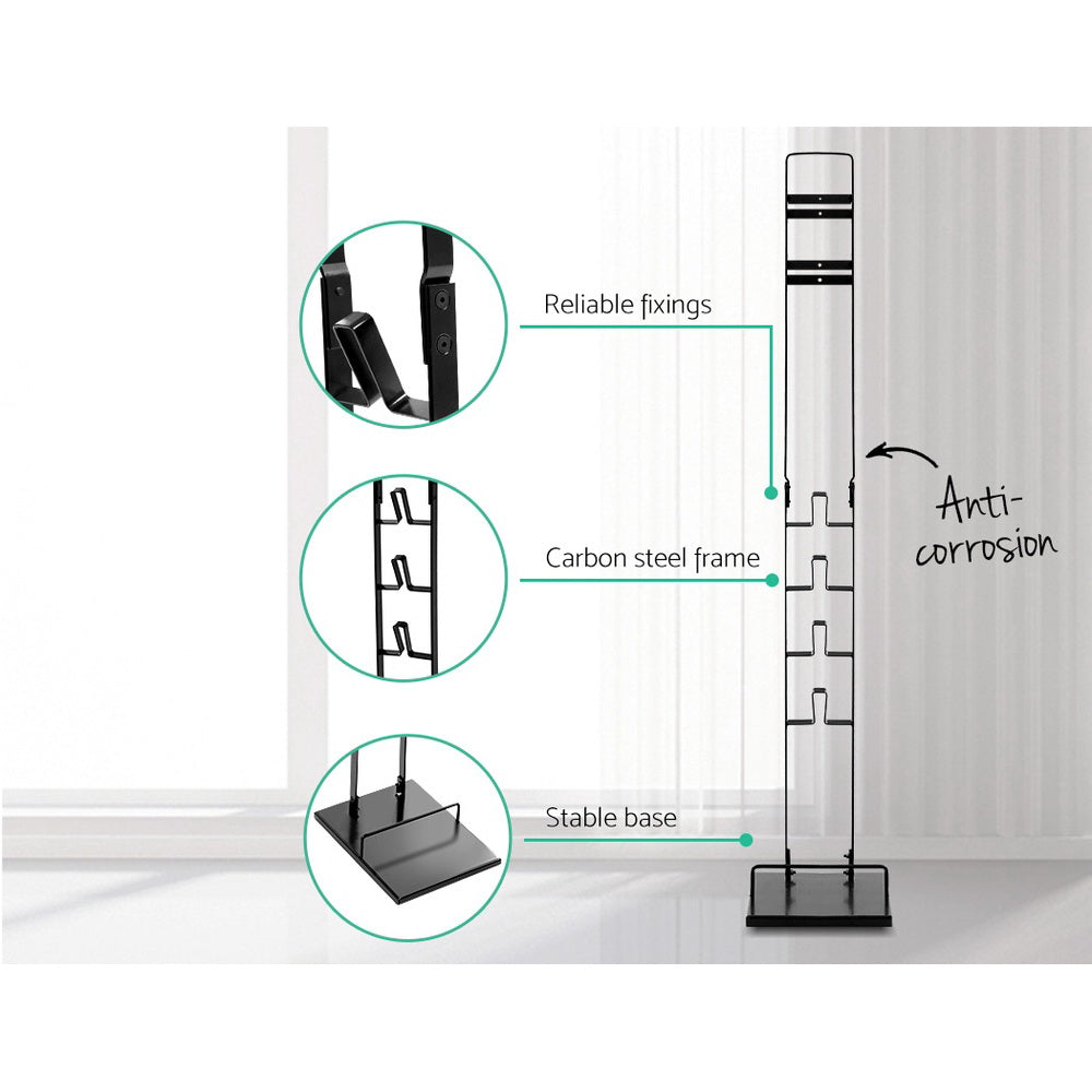 Artiss Freestanding Vacuum Stand Rack For Dyson Handheld Cleaner V6 V7 V8 V10 V11 Black Artiss