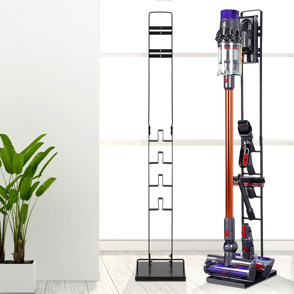 Artiss Freestanding Vacuum Stand Rack For Dyson Handheld Cleaner V6 V7 V8 V10 V11 Black Artiss