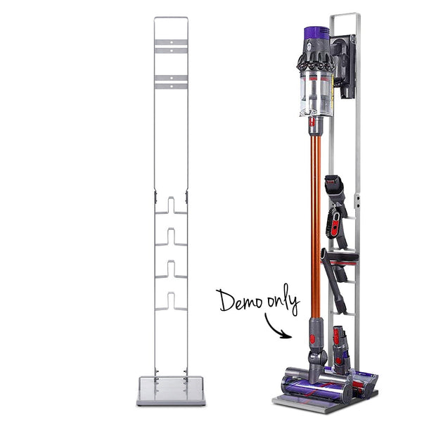 Artiss Freestanding Vacuum Stand Rack For Dyson Handheld Cleaner V6 V7 V8 V10 V11 Silver Artiss
