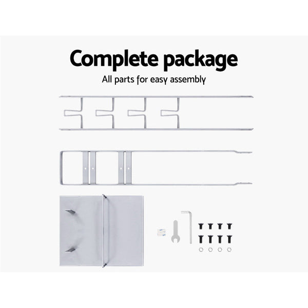 Artiss Freestanding Vacuum Stand Rack For Dyson Handheld Cleaner V6 V7 V8 V10 V11 Silver Artiss