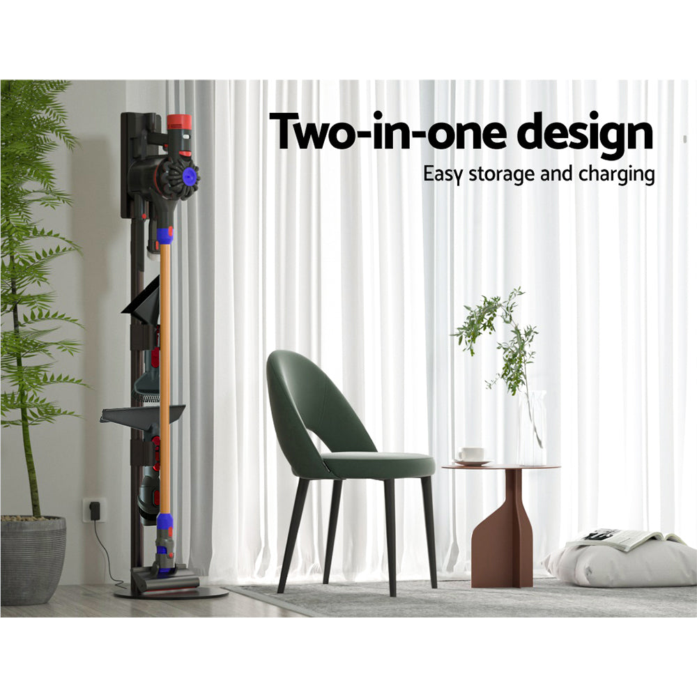 Artiss Freestanding Vacuum Stand Rack For Dyson Handheld Cleaner V6 V7 V8 V10 V11 Grey Artiss