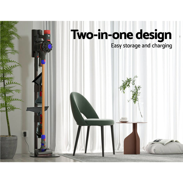 Artiss Freestanding Vacuum Stand Rack For Dyson Handheld Cleaner V6 V7 V8 V10 V11 Grey Artiss