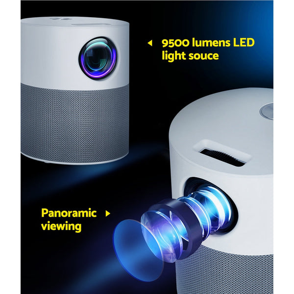 Devanti Portable Wifi Video Projector 1080P Home Theater Screen Cast HDMI Devanti