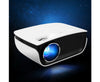 Devanti Mini Video Projector Wifi USB HDMI Portable 2000 Lumens HD 1080P Home Theater White