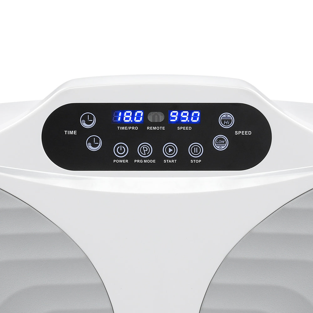 Everfit Vibration Machine Vertical Rhythm Platform Resistance Rope Home Workout Everfit