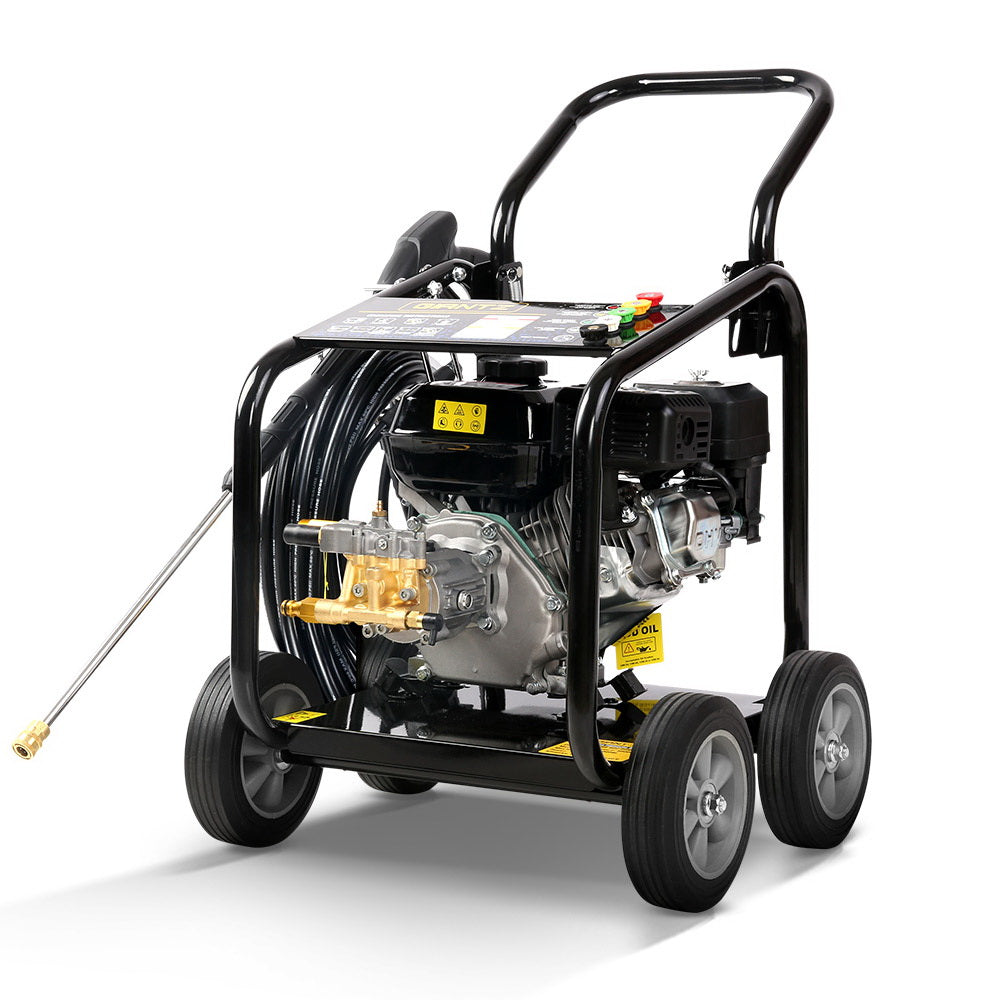 Giantz 4800PSI 20M Petrol High Pressure Cleaner Washer Water Jet Hose Gurney Giantz
