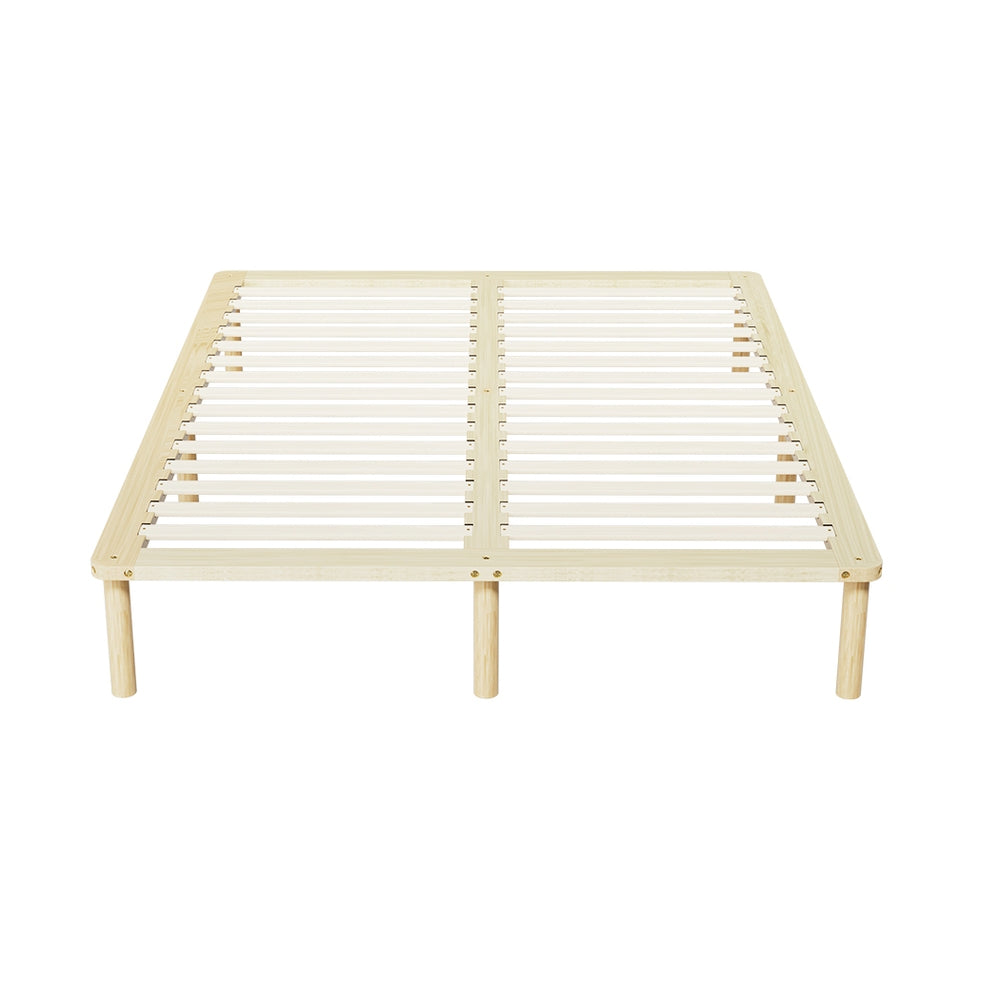 Artiss Bed Frame Double Size Wooden Base Mattress Platform Timber Pine AMBA Artiss