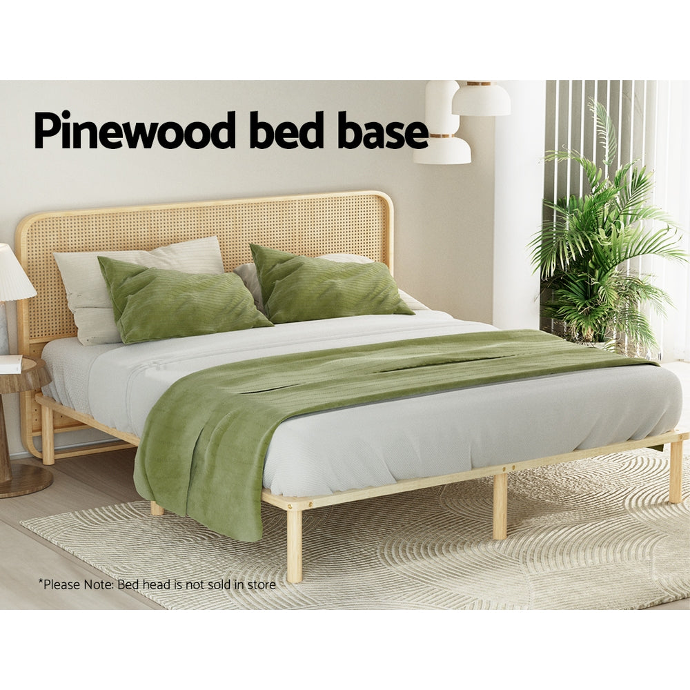 Artiss Bed Frame King Size Wooden Base Mattress Platform Timber Pine AMBA Artiss