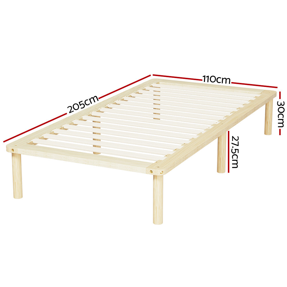Artiss Bed Frame King Single Size Wooden Base Mattress Platform Timber Pine AMBA Artiss