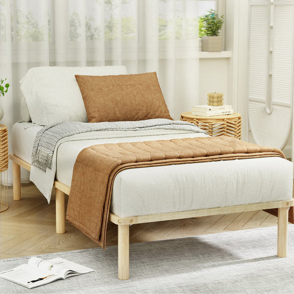 Artiss Bed Frame King Single Size Wooden Base Mattress Platform Timber Pine AMBA Artiss